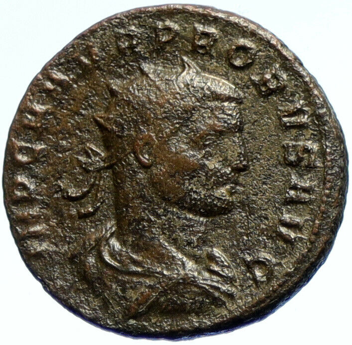 PROBUS Authentic Ancient Roman Genuine 276AD Coin w PROVIDENTIA Goddess i103834