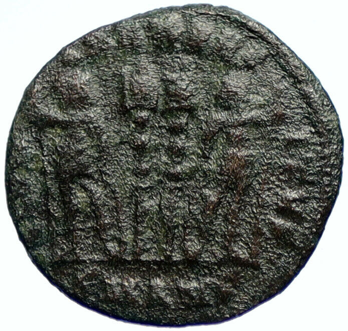 CONSTANTINE II son of the Great Ancient Roman Coin LEGION WAR SOLDIERS i103734