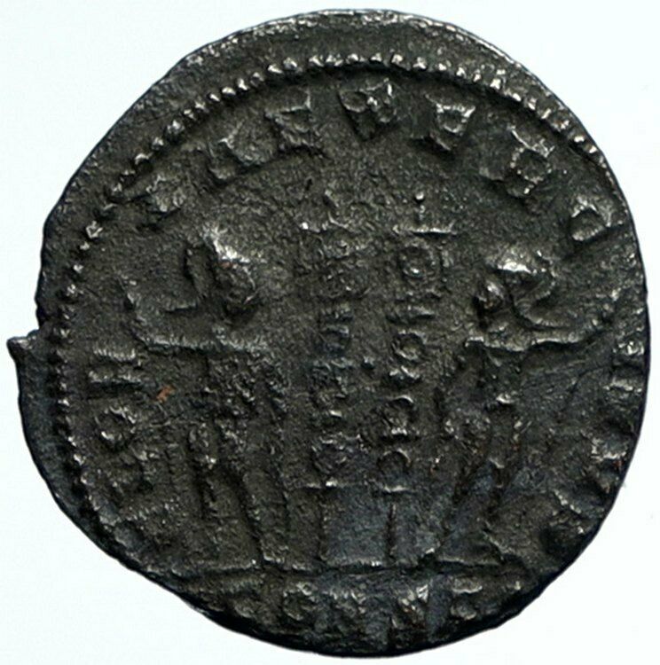 CONSTANTINE I the Great Authentic Ancient Roman Coin WAR LEGION SOLDIERS i104481