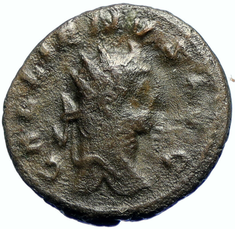 GALLIENUS son of Valerian I 260AD Authentic Ancient Roman Coin Uberitas i103726