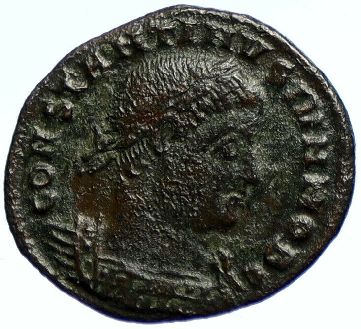 CONSTANTINE II Jr SON of GREAT Ancient Roman Coin WAR LEGION SOLDIERS i103741