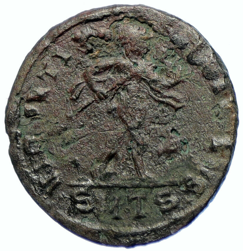 MAXIMINUS II DAIA Authentic Ancient Thessalonica Follis Roman Coin MARS i103846