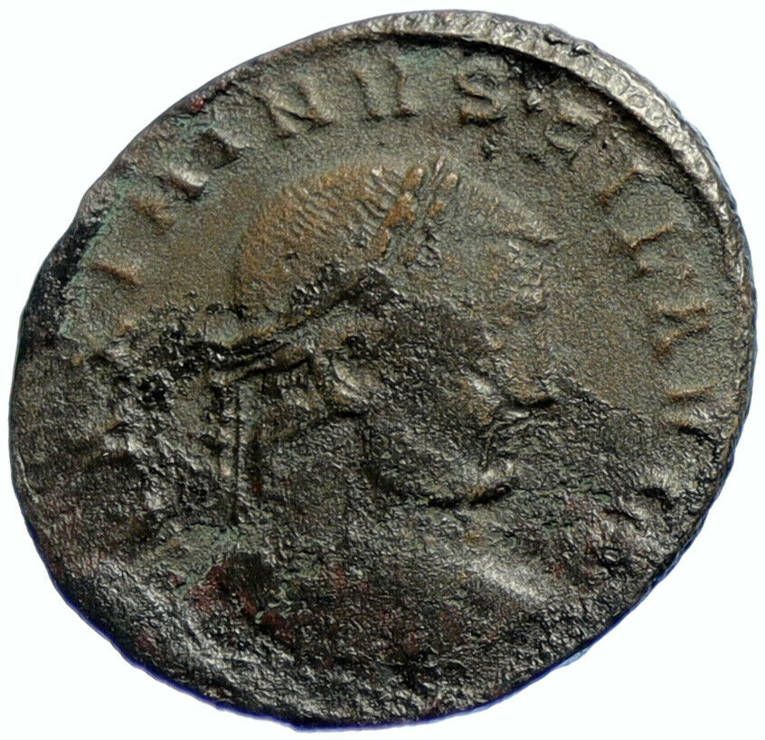 MAXIMINUS II DAIA Authentic Ancient Thessalonica Follis Roman Coin MARS i103846