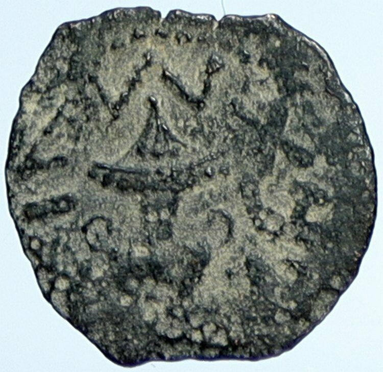 Authentic Ancient JEWISH WAR v ROMAN 68AD Yr3 JERUSALEM Old Coin AMPHORA i107030