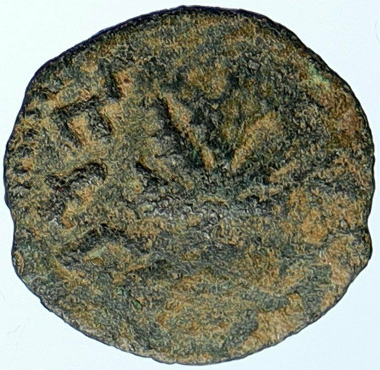 Authentic Ancient JEWISH WAR v ROMAN 68AD Yr3 JERUSALEM Old Coin AMPHORA i107012