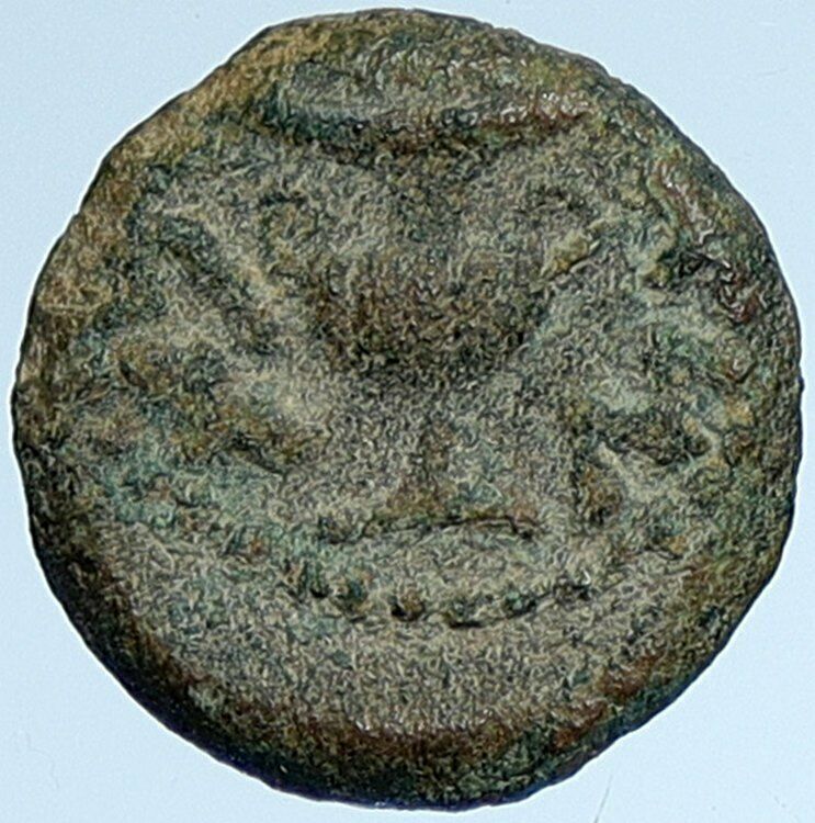 Authentic Ancient JEWISH WAR v ROMANS Yr 2 Historical Old JERUSALEM Coin i107153