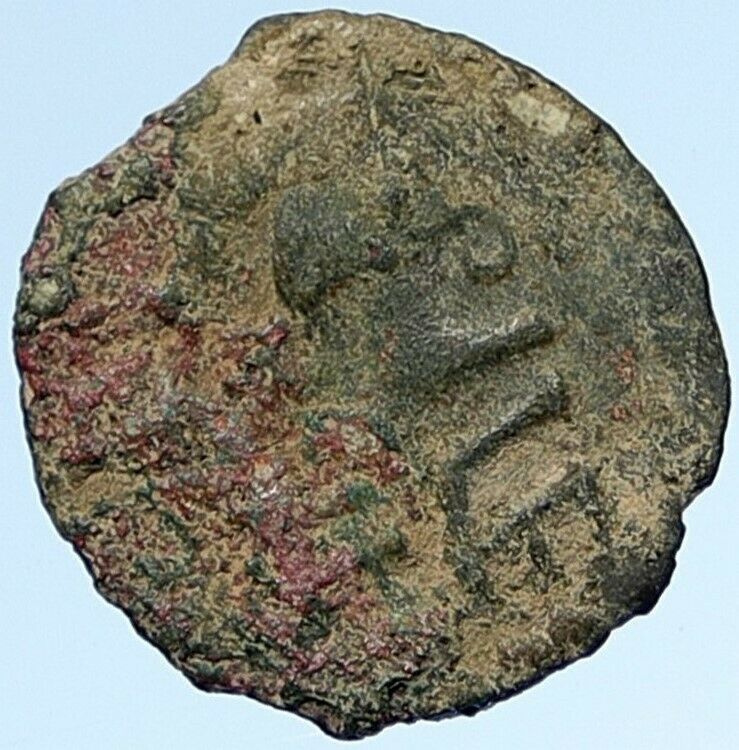 Authentic Ancient JEWISH WAR v ROMANS Yr 2 Historical Old JERUSALEM Coin i107123