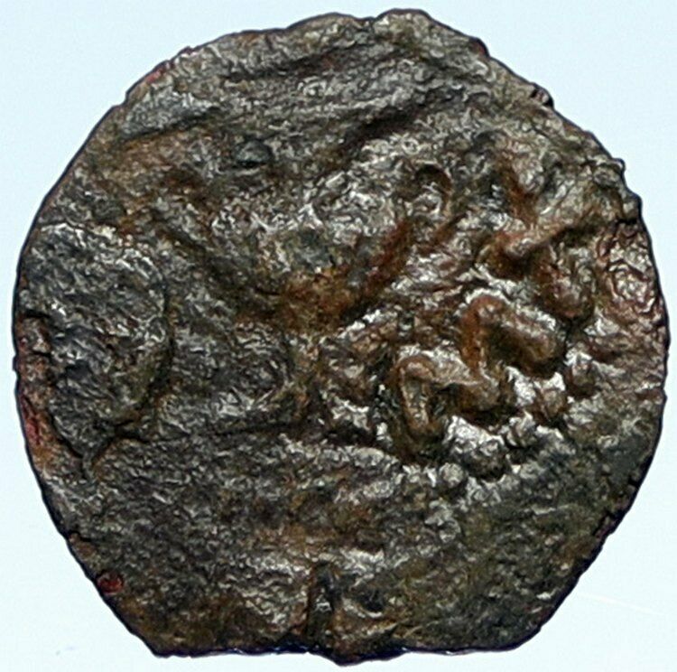 Authentic Ancient JEWISH WAR v ROMANS Yr 2 Historical Old JERUSALEM Coin i107109