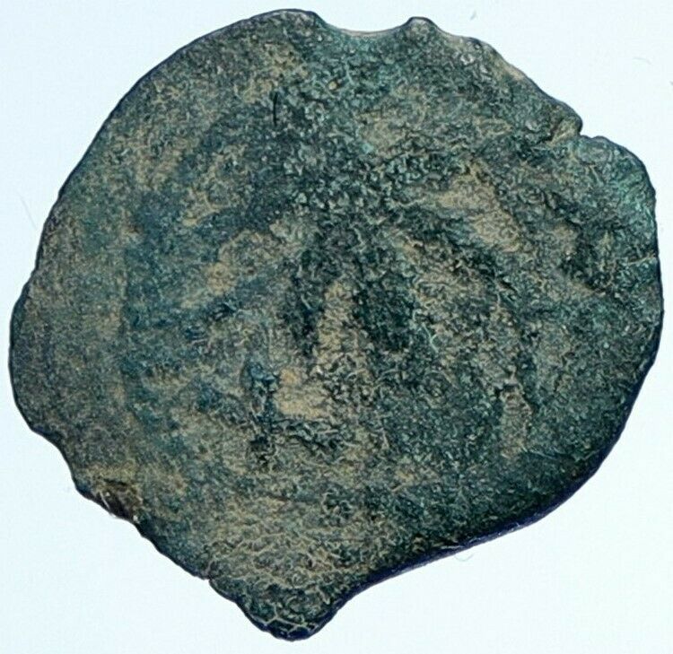 Authentic Ancient JEWISH WAR v ROMANS Yr 2 Historical Old JERUSALEM Coin i107069