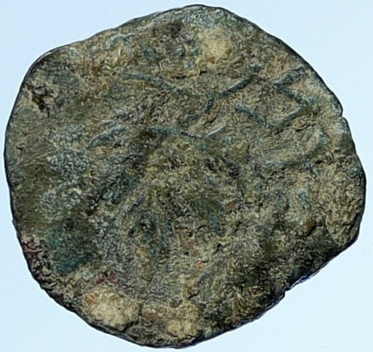 Authentic Ancient JEWISH WAR v ROMANS Yr 2 Historical Old JERUSALEM Coin i107133