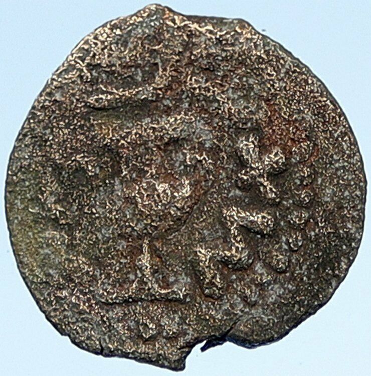 Authentic Ancient JEWISH WAR v ROMANS Yr 2 Historical Old JERUSALEM Coin i107124