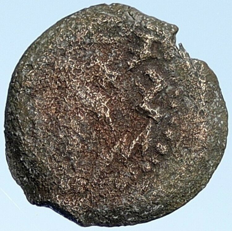 Authentic Ancient JEWISH WAR v ROMANS Yr 2 Historical Old JERUSALEM Coin i107124