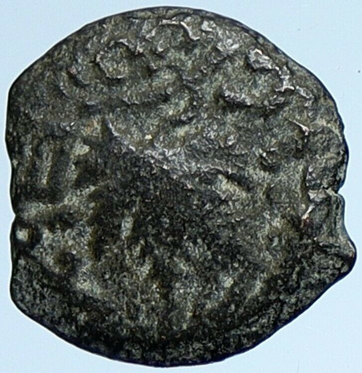 Authentic Ancient JEWISH WAR v ROMANS Yr 2 Historical Old JERUSALEM Coin i107145