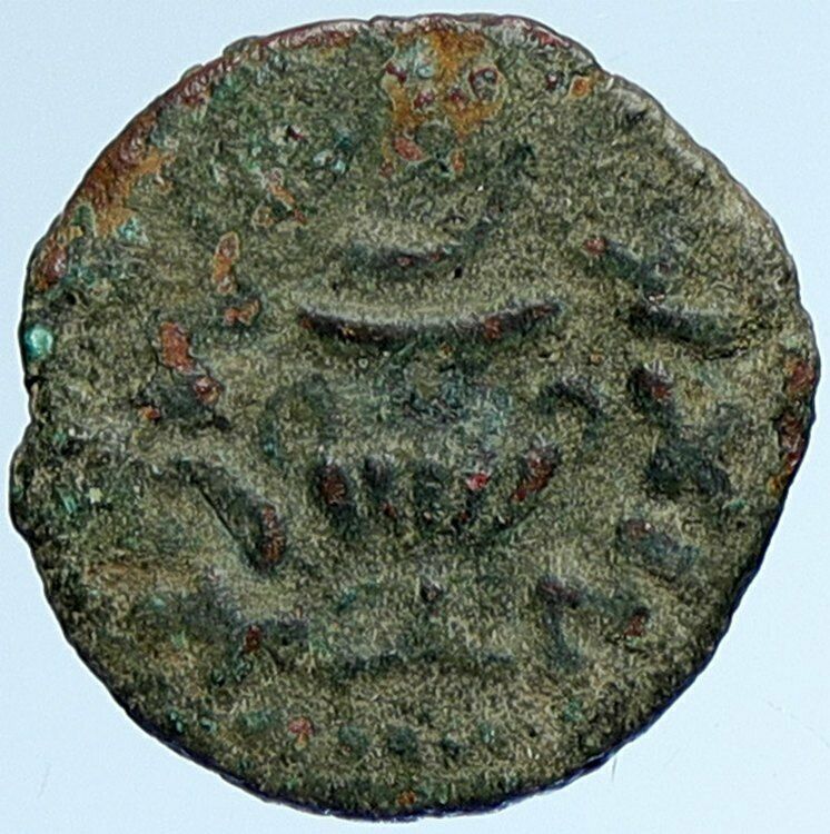 Authentic Ancient JEWISH WAR v ROMANS Yr 2 Historical Old JERUSALEM Coin i107148