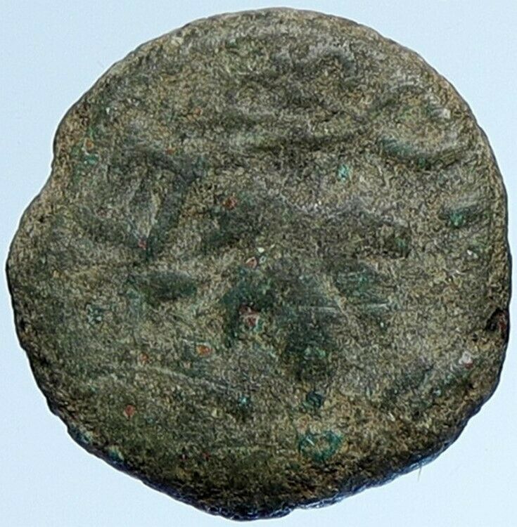 Authentic Ancient JEWISH WAR v ROMANS Yr 2 Historical Old JERUSALEM Coin i107148