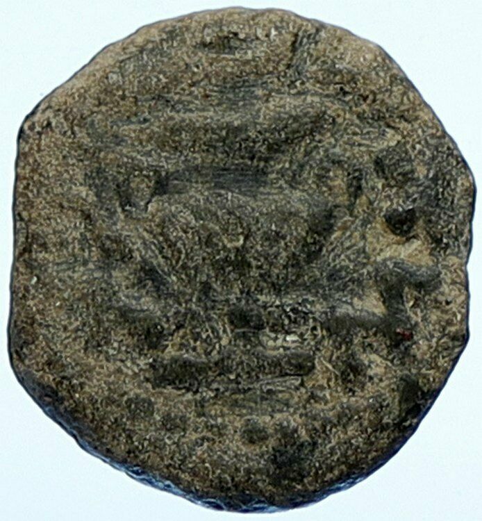 Authentic Ancient JEWISH WAR v ROMANS Yr 2 Historical Old JERUSALEM Coin i107184