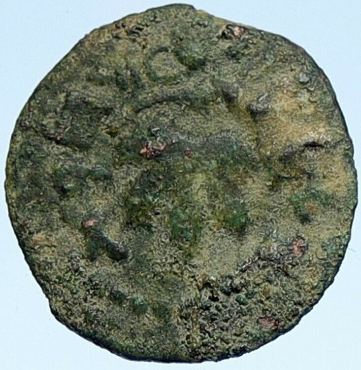 Authentic Ancient JEWISH WAR v ROMANS Yr 2 Historical Old JERUSALEM Coin i107128