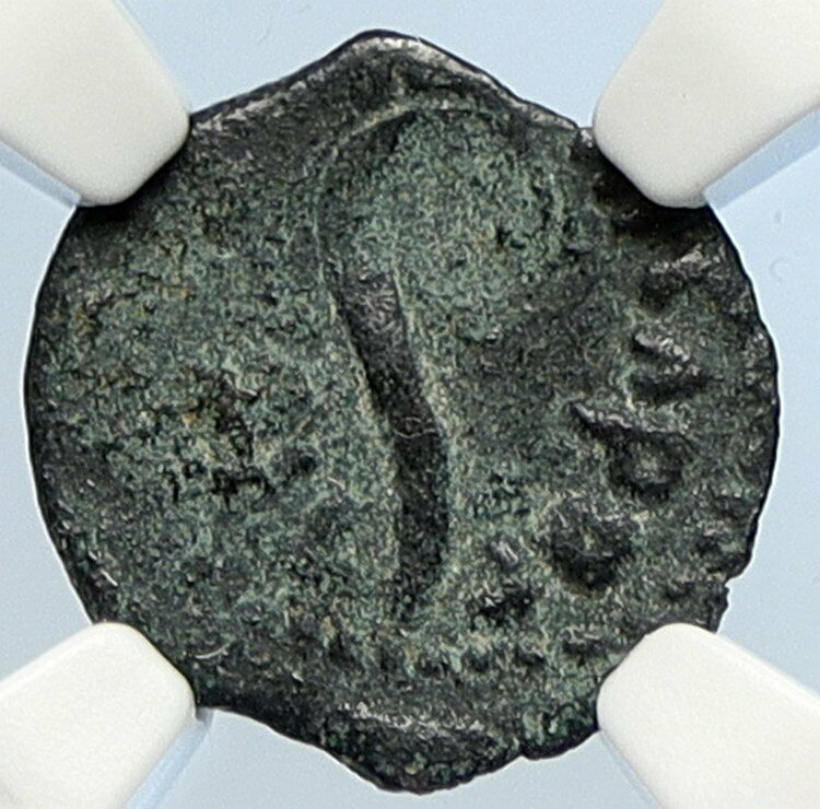 PONTIUS PILATE Tiberius Jerusalem JESUS CHRIST TRIAL Old Roman Coin NGC i106018