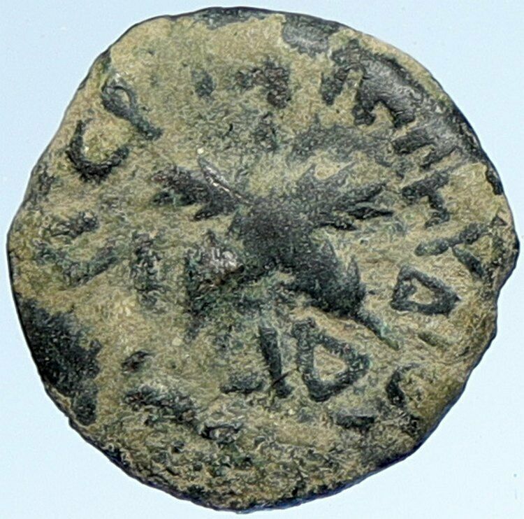 CLAUDIUS & AGRIPPINA Jr Ancient Roman OLD Jerusalem ANTONIUS FELIX Coin i107311