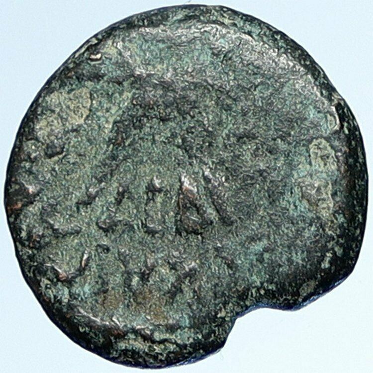 CLAUDIUS & AGRIPPINA Jr Ancient Roman OLD Jerusalem ANTONIUS FELIX Coin i107323