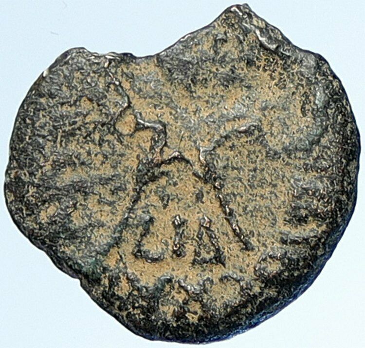 CLAUDIUS & AGRIPPINA Jr Ancient Roman OLD Jerusalem ANTONIUS FELIX Coin i107319