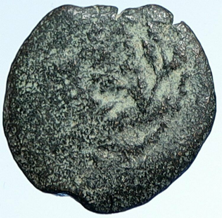 CLAUDIUS & AGRIPPINA Jr Ancient Roman OLD Jerusalem ANTONIUS FELIX Coin i107300