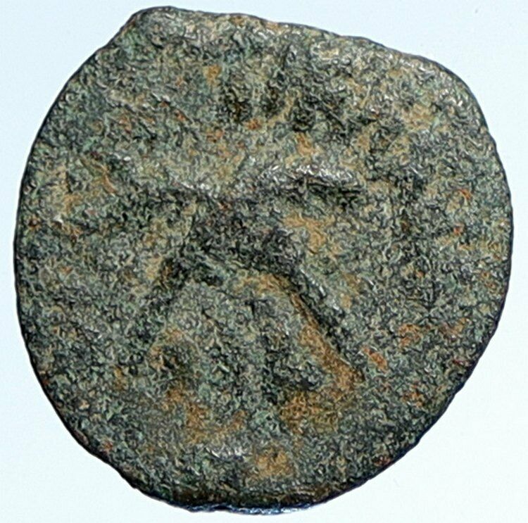 CLAUDIUS & AGRIPPINA Jr Ancient Roman OLD Jerusalem ANTONIUS FELIX Coin i107306