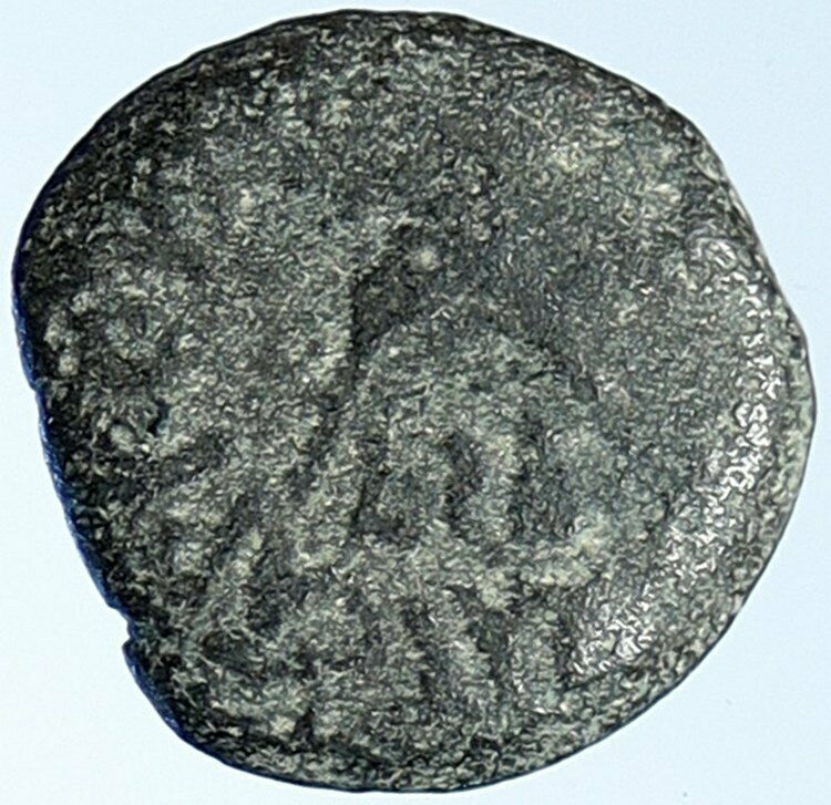 CLAUDIUS & AGRIPPINA Jr Ancient Roman OLD Jerusalem ANTONIUS FELIX Coin i107340