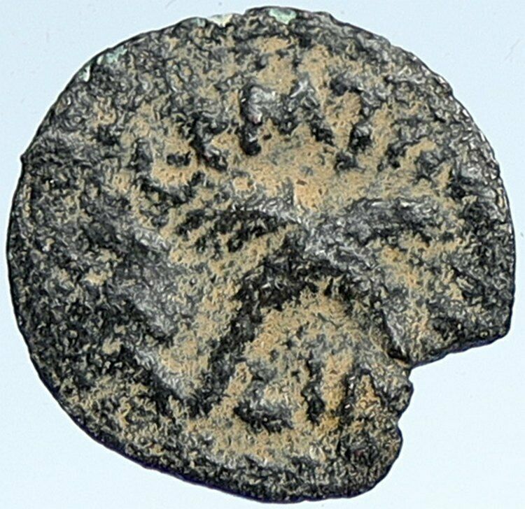 CLAUDIUS & AGRIPPINA Jr Ancient Roman OLD Jerusalem ANTONIUS FELIX Coin i107344