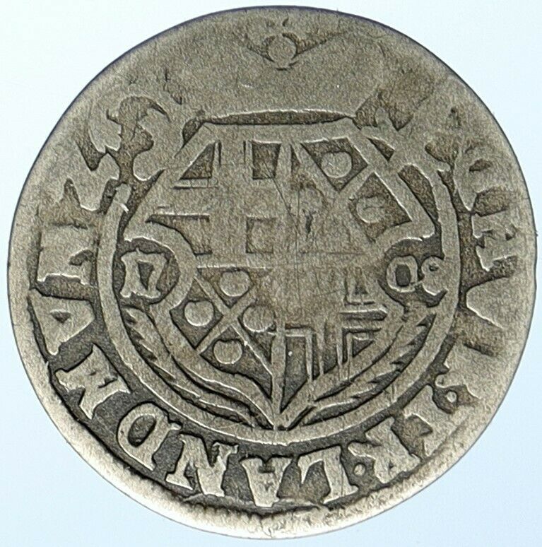 1708 ARCHBISHOPRIC TRIER German States ORSBECK Silver 3 Petermenger Coin i107482