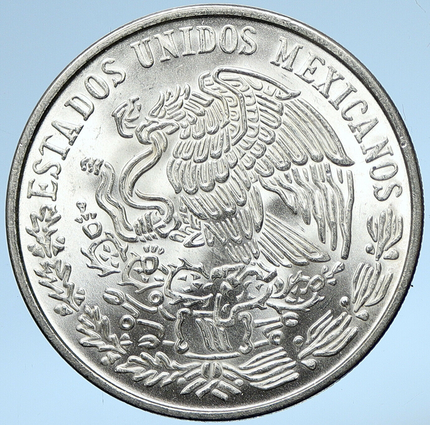 1977 Mexican Independence HERO Jose Maria Morelos Silver 100 Peso Coin i107486