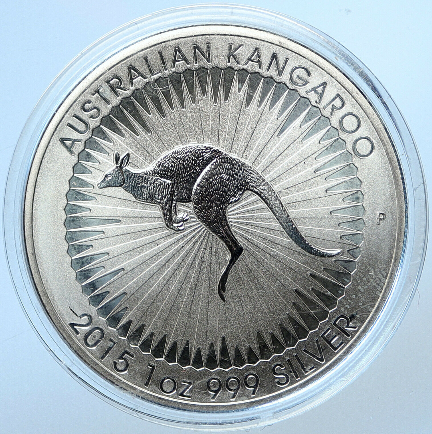 2015 AUSTRALIA UK Queen Elizabeth II Kangaroo PRF Silver 1OZ Dollar Coin i107804