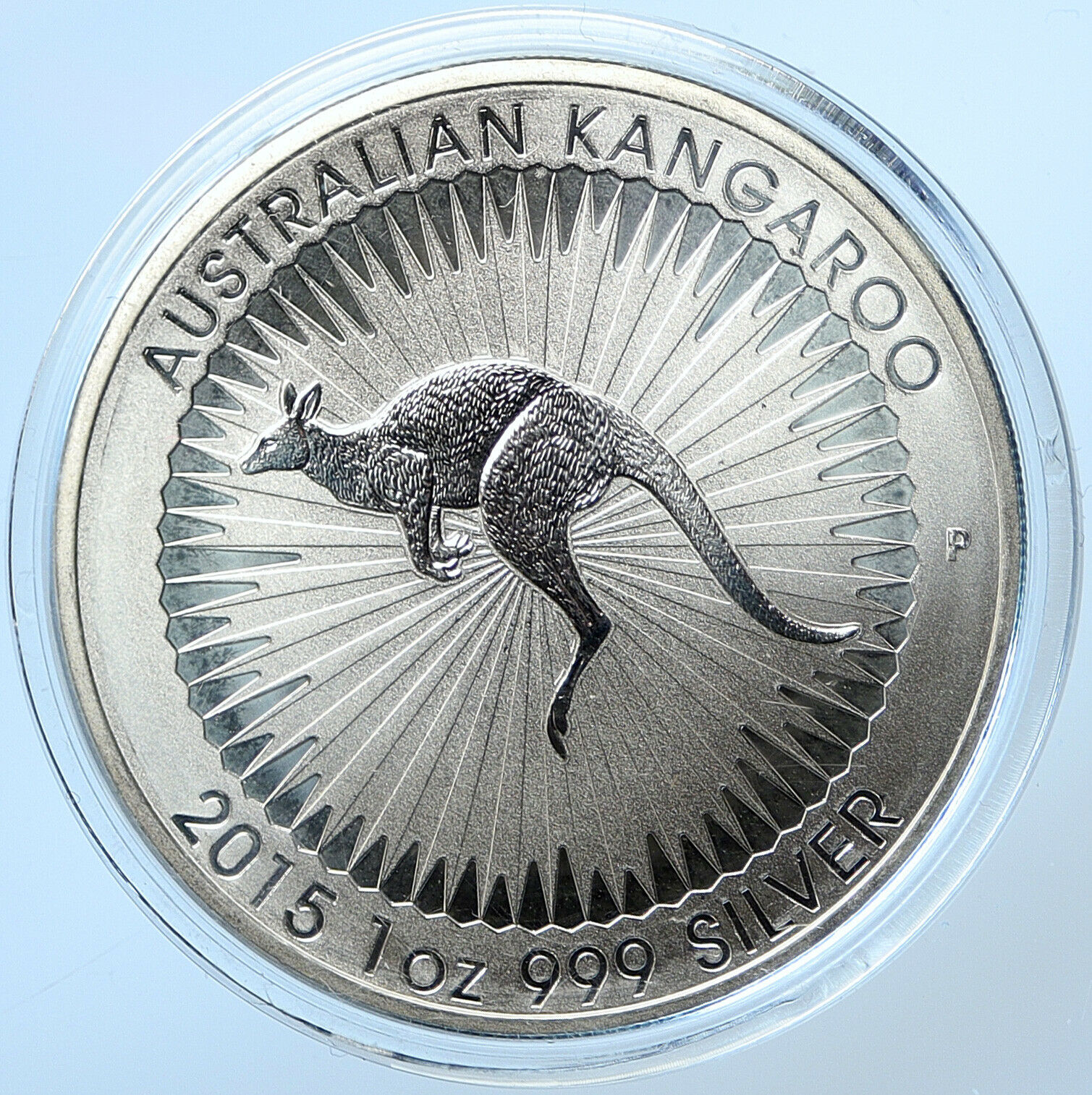 2015 AUSTRALIA UK Queen Elizabeth II Kangaroo PRF Silver 1OZ Dollar Coin i107805