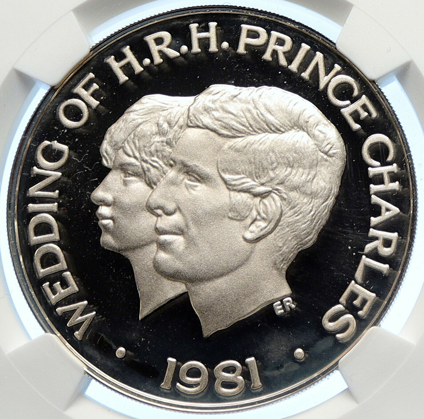 1981 SAMOA UK Prince Charles Diana ROYAL WEDDING PF Silver $10 Coin NGC i106350