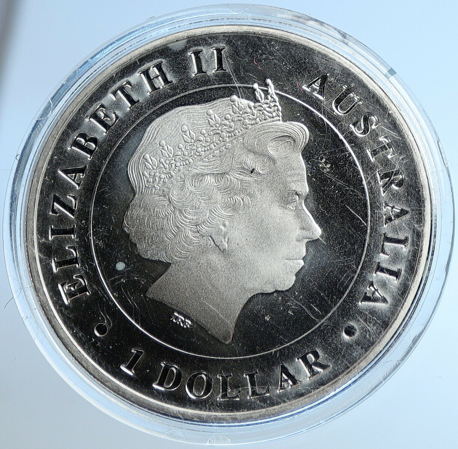 2015 AUSTRALIA UK Queen Elizabeth II Kangaroo PRF Silver 1OZ Dollar Coin i107807