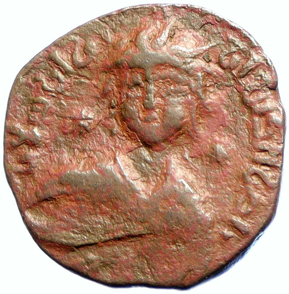 1201 AD Artuquid of Mardin Authentic Medieval Ancient OLD Islamic Coin i104725