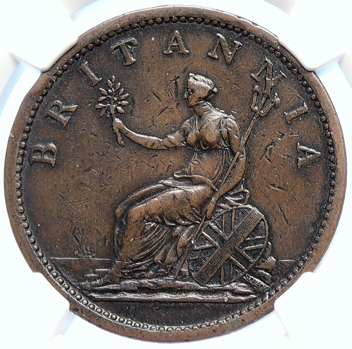 1830 UK Great Britain UK QUEEN VICTORIA Royal Visit Antique Medal NGC i106422