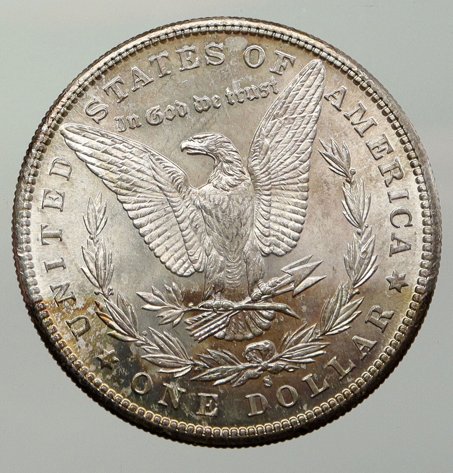 1881S UNITED STATES of America SILVER Morgan Antique US Dollar Coin EAGLE i93048