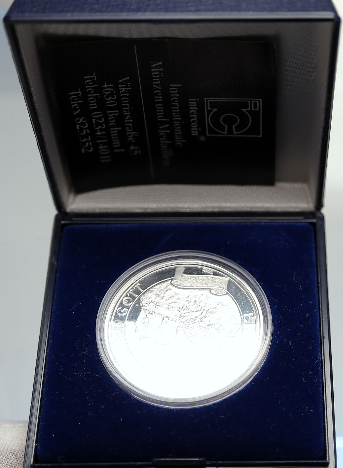 1983 GERMANY Martin Luther Religious REFORMER German Proof Silver Medal i107937