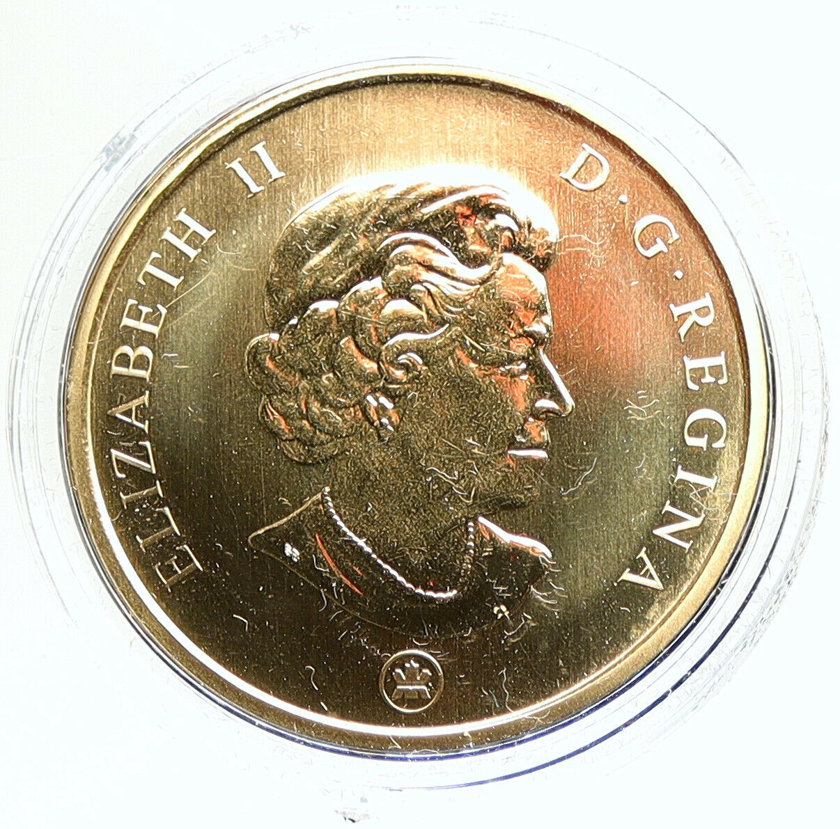 2007 CANADA Queen Elizabeth II Holiday ORNAMENTS Colorized 50 Cents Coin i107941