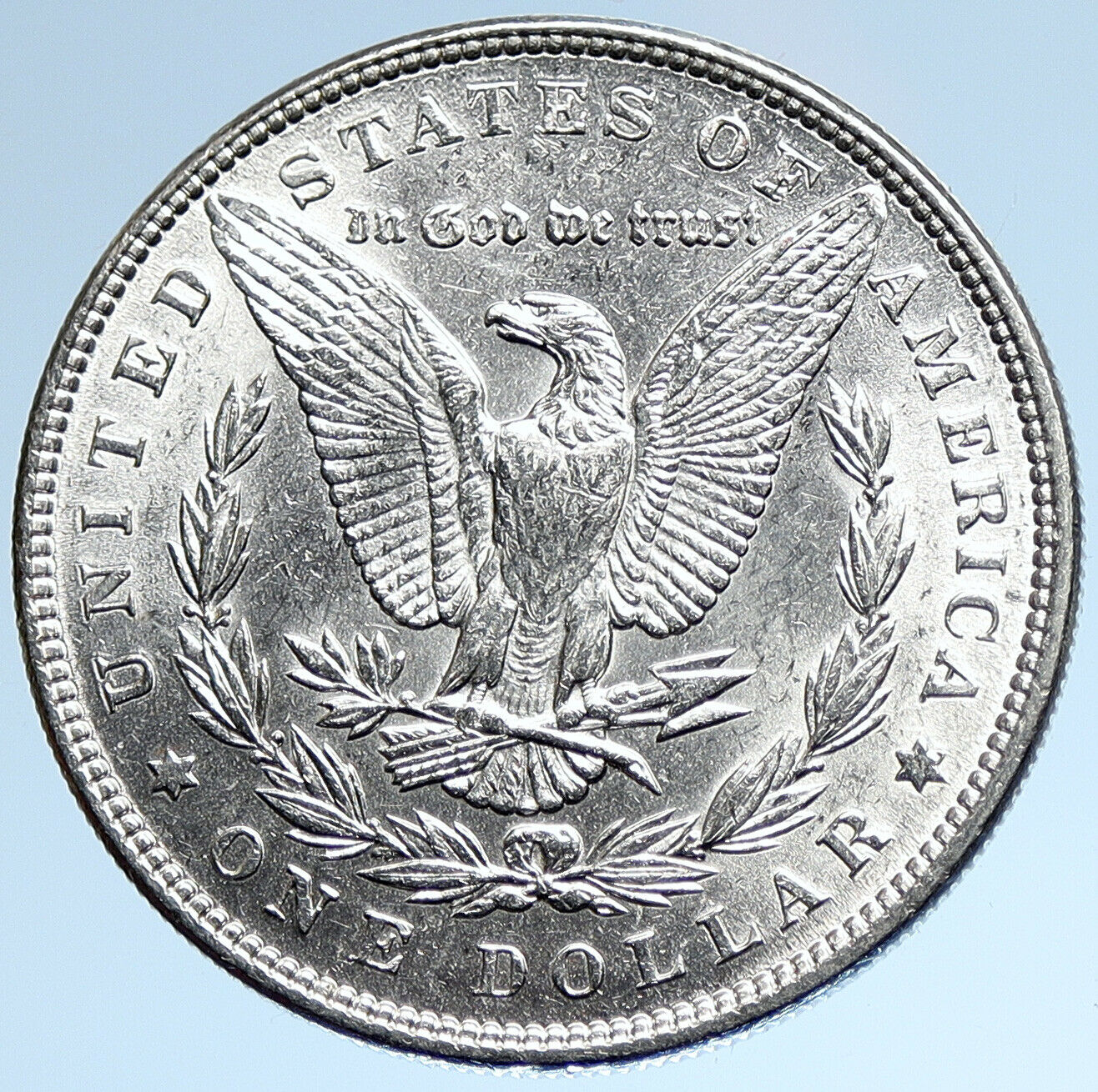 1887 UNITED STATES of America SILVER Morgan Antique US Dollar Coin EAGLE i107419