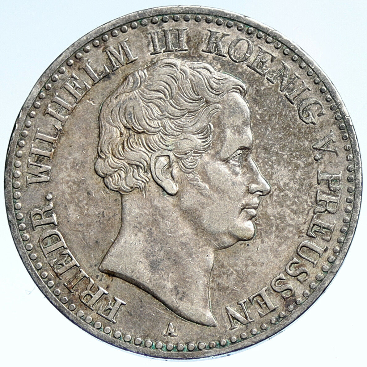 1830 Germany PRUSSIA KINGDOM King Wilhelm III ANTIQUE Silver Thaler Coin i107420