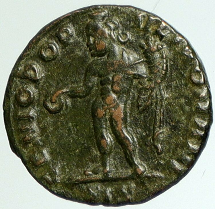 MAXIMIAN Authentic Ancient 305AD Siscia Genuine OLD Roman Coin w GENIUS i102322