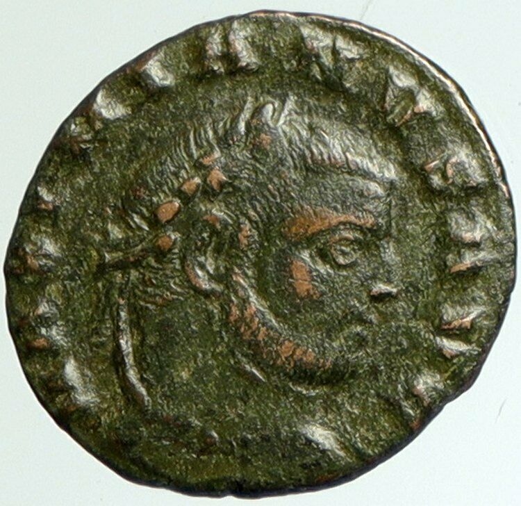 MAXIMIAN Authentic Ancient 305AD Siscia Genuine OLD Roman Coin w GENIUS i102322