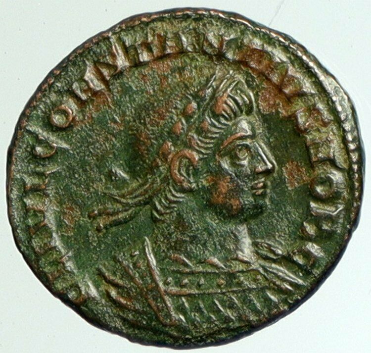 CONSTANTIUS II Antioch Authentic Ancient Roman Coin WAR LEGION SOLDIERS i102327