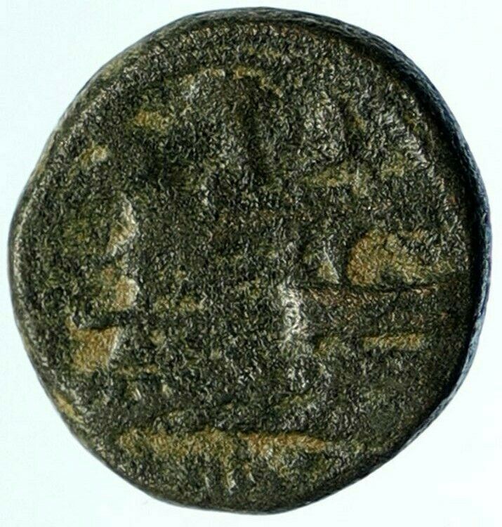 KARNE in PHOENICIA Authentic Ancient 228BC Greek Coin w TYCHE & GALLEY i103877