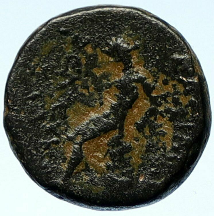 SELEUKOS III Keraunos 225BC Seleukid Ancient Greek Coin ARTEMIS APOLLO i103879