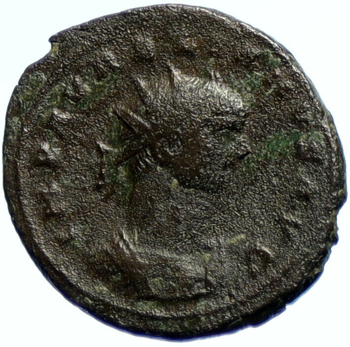 AURELIAN 272AD ROME Authentic Ancient OLD Roman Coin PAX Peace Goddess i103810