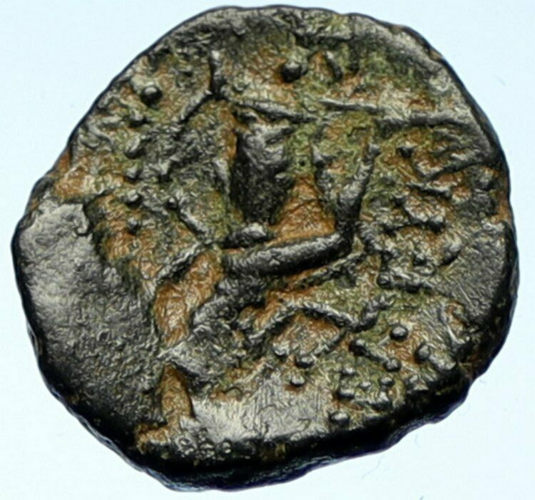 SELEUKOS III Keraunos 225BC Seleukid Ancient Greek Coin ARTEMIS APOLLO i103881