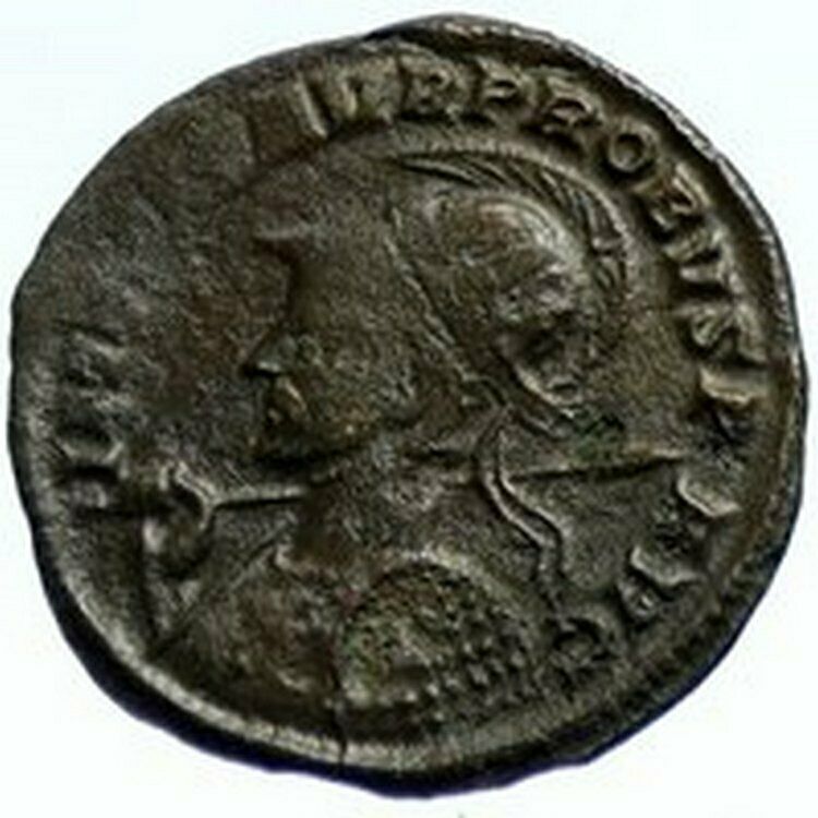 PROBUS c.276AD Authentic Ancient Genuine OLD Roman Coin Nude MARS War i103824